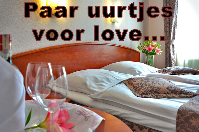 Hotelkamer per uur voor de liefde